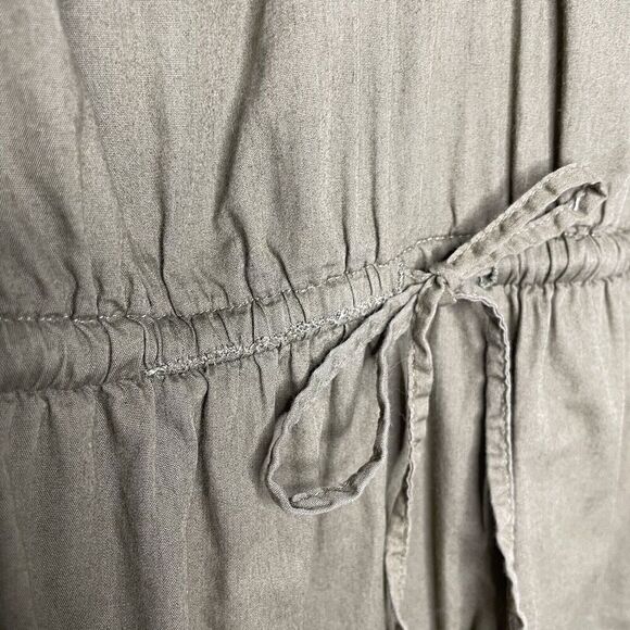 LAUREN Ralph Lauren Sulashka Dress Women 2 Olive Green Embroidered A-Line Cotton - Picture 14 of 14